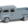 1978 Volkswagen Type 2 Double Cab Pickup Truck "Volkswagen Service" Gray "Club Vee-Dub" Series 20 1/64 Diecast Model Car by Greenlight