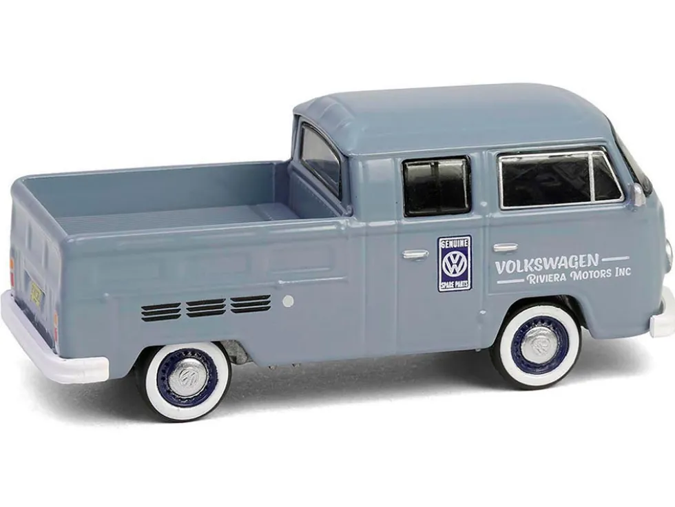 1978 Volkswagen Type 2 Double Cab Pickup Truck "Volkswagen Service" Gray "Club Vee-Dub" Series 20 1/64 Diecast Model Car by Greenlight