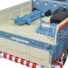 Volkswagen Type 2 (T1) Delivery Pickup Truck Blue/Orange "Kundendienst" 1/24 Diecast Model Car Motormax 79555