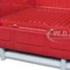 Volkswagen Type 2 (T1) Double Cab Pickup Truck Wax Red 1/24 Diecast Model Car Motormax 79343