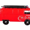 Volkswagen Type 2 T1 Fire Van Red 1/24 Diecast Model Car Motormax 79564