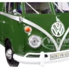 Volkswagen Type 2 T1 Police Van Polizei Dark Green 1/24 Diecast Model Car Motormax 79574