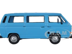 Volkswagen Type 2 T3 Van Blue Timeless Legends Series 1/24 Diecast Model Car Motormax 79376