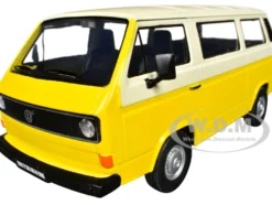 Volkswagen Type 2 (T3) Van Yellow and Beige 