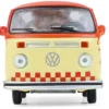 1975 Volkswagen Type 2 Van "Bubbie Burgers Food Truck" Orange and Cream "Blue Collar Collection" Series 14 1/64 Diecast Model Car by Greenlight