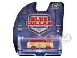 1975 Volkswagen Type 2 Van "Bubbie Burgers Food Truck" Orange and Cream "Blue Collar Collection" Series 14 1/64 Diecast Model Car by Greenlight