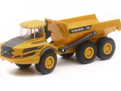 Volvo A25G Dump Truck Yellow Diecast Model by New Ray