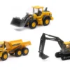 Volvo Construction Vehicles Set of 3 pieces Diecast Models New Ray NR32095