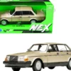 Volvo 240 GL Gold Metallic NEX Models 1/24 Diecast Model Car Welly 24102