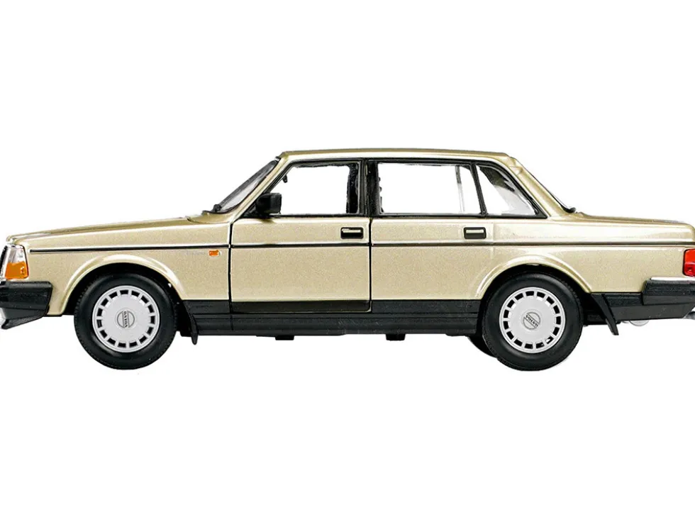Volvo 240 GL Gold Metallic NEX Models 1/24 Diecast Model Car Welly 24102