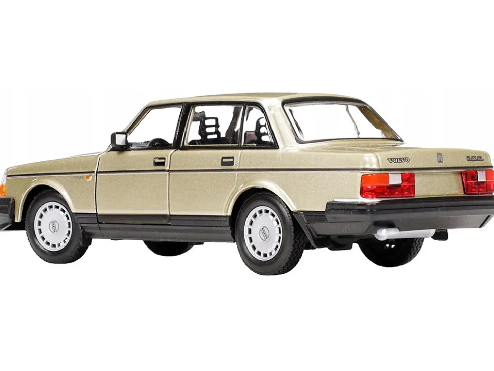 Volvo 240 GL Gold Metallic NEX Models 1/24 Diecast Model Car Welly 24102