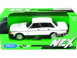 Volvo 240 GL White NEX Models 1/24 Diecast Model Car Welly 24102