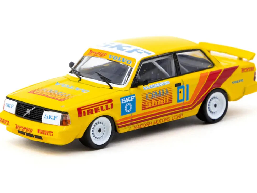 Volvo 240 Turbo #01 Per-Gunnar Andersson Winner "Thai Group A Championship Bira Circuit Pattaya" (1988) "Hobby64" Series 1/64 Diecast Model Car by Tarmac Works