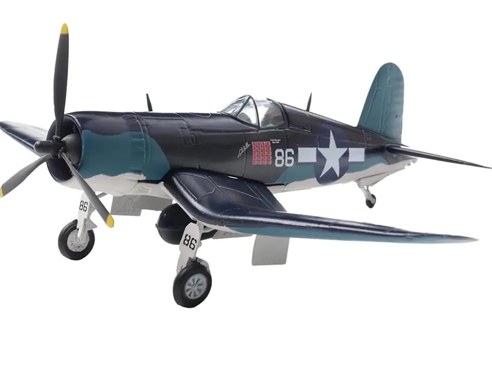 Vought F4U-1A Corsair Fighter Aircraft "Maj. Gregory "Pappy" Boyington, VMF 214" United States Marine Corps 1/72 Diecast Model by Militaria Die Cast