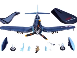 Vought F4U 1A Corsair Fighter Plane Big Hog VF 17 Jolly Rogers Captain Tommy Blackburn US Navy 1943 1/72 Diecast Model Airplane Legion LEG-14619LA
