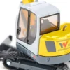 Wacker Neuson ET65 Track Excavator Yellow and Gray 1/50 Diecast Model Siku 3559