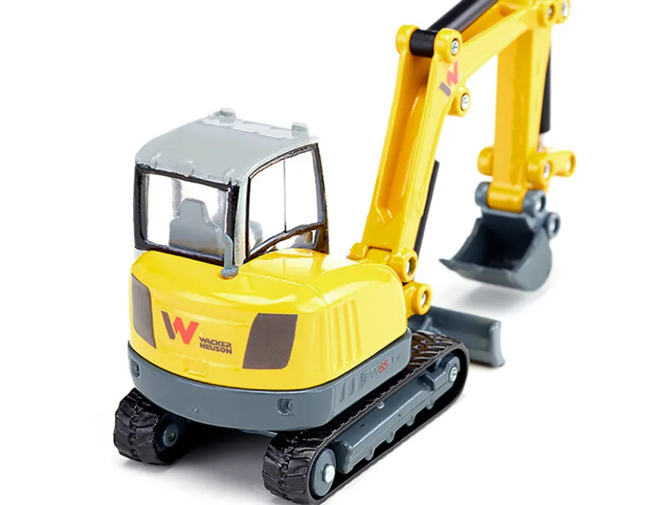 Wacker Neuson ET65 Track Excavator Yellow and Gray 1/50 Diecast Model Siku 3559