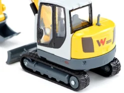 Wacker Neuson ET65 Track Excavator Yellow and Gray 1/50 Diecast Model Siku 3559