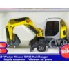 Wacker Neuson EW65 Mobile Excavator Yellow and Gray 1/50 Diecast Model Siku 3560