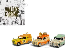 Wallace & Gromit Austin A35 Van Collection Set of 3 Pieces Diecast Model Cars Corgi CC80505