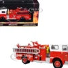 1974 Ward LaFrance Fire Engine "San Francisco Fire Department – Engine 31" Red with White Top "5 Alarm" Series Limited Edition 1/87 (HO) Diecast Model by Iconic Replicas