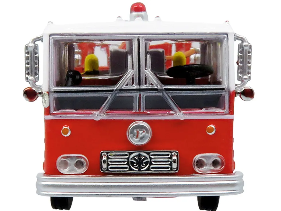 1974 Ward LaFrance Fire Engine "San Francisco Fire Department – Engine 31" Red with White Top "5 Alarm" Series Limited Edition 1/87 (HO) Diecast Model by Iconic Replicas