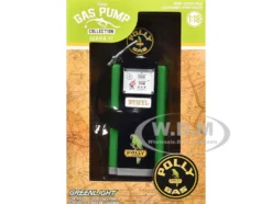 1948 Wayne 100-A Gas Pump "Polly Gas" Black and Green "Vintage Gas Pumps" Series 17 1/18 Diecast Replica by Greenlight