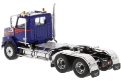 Western Star 4700 SB Tandem Day Cab Tractor Blue 1/50 Diecast Model Diecast Masters 71039