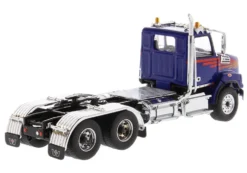 Western Star 4700 SB Tandem Day Cab Tractor Blue 1/50 Diecast Model Diecast Masters 71039