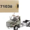 Western Star 4700 SB Tandem Day Cab Tractor Metallic Olive Green 1/50 Diecast Model Diecast Masters 71038
