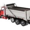 Western Star 4900 SF Dump Truck Red Silver 1/50 Diecast Model Diecast Masters 71067