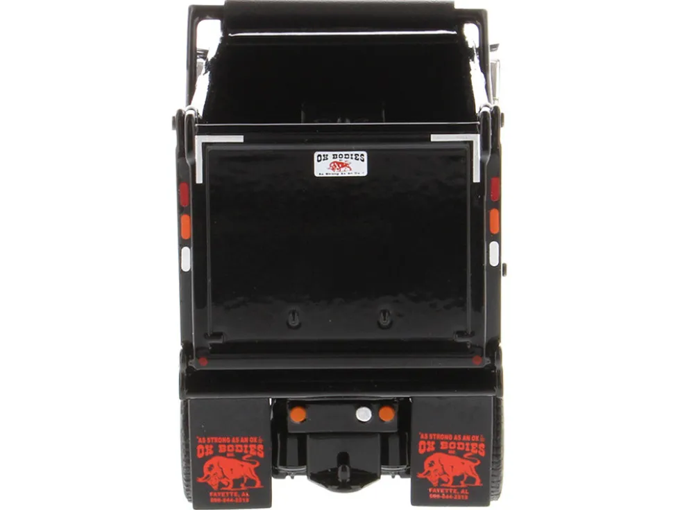 Western Star 4900 SFFA Tandem Pusher Axle OX Stampede Dump Truck Gold Black 1/50 Diecast Model Diecast Masters 71080