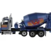 Western Star 4900 with Bridgemaster McNeilus Mixer Blue Metallic "Transport Series" 1/50 Diecast Model by Diecast Masters