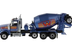 Western Star 4900 with Bridgemaster McNeilus Mixer Blue Metallic "Transport Series" 1/50 Diecast Model by Diecast Masters