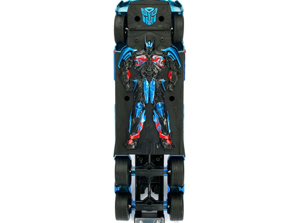 Western Star 5700 XE Phantom Optimus Prime Robot on Chassis Transformers 5 2017 Movie Hollywood Rides Series 1/24 Diecast Model Jada 98403