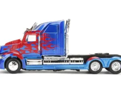 Western Star 5700 XE Phantom Truck Tractor Optimus Prime Transformers The Last Knight 2017 Movie Hollywood Rides Series 1/32 Diecast Model Car Jada 98398
