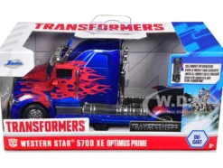 Western Star 5700 XE Phantom Truck Tractor Optimus Prime Transformers The Last Knight 2017 Movie Hollywood Rides Series 1/32 Diecast Model Car Jada 98398