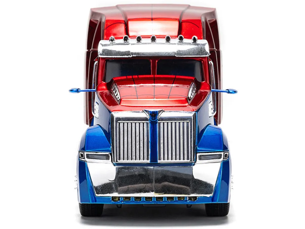 Western Star 57X Truck Tractor "Spider-Man" Blue and Red Metallic "Hollywood Rides" Series 1/24 Diecast Model by Jada