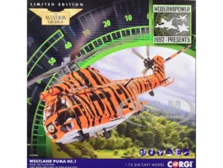 Westland Puma HC-1 Helicopter "No. 230 Squadron, NATO Tiger Meet livery, RIAT" (2005) Royal Air Force "The Aviation Archive" Series 1/72 Diecast Model by Corgi