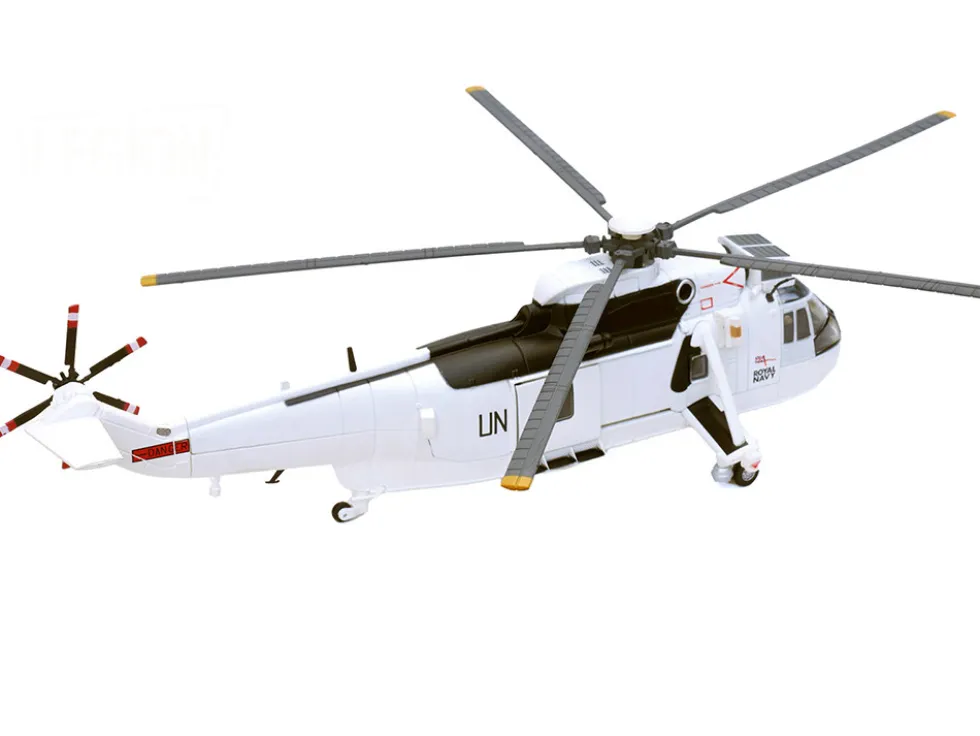 Westland Sea King HC.4 Helicopter "White Livery, 845 Naval Air Squadron, United Nations Protection Force, Bosnia/Croatia" (1995) British Royal Navy 1/72 Diecast Model by Legion