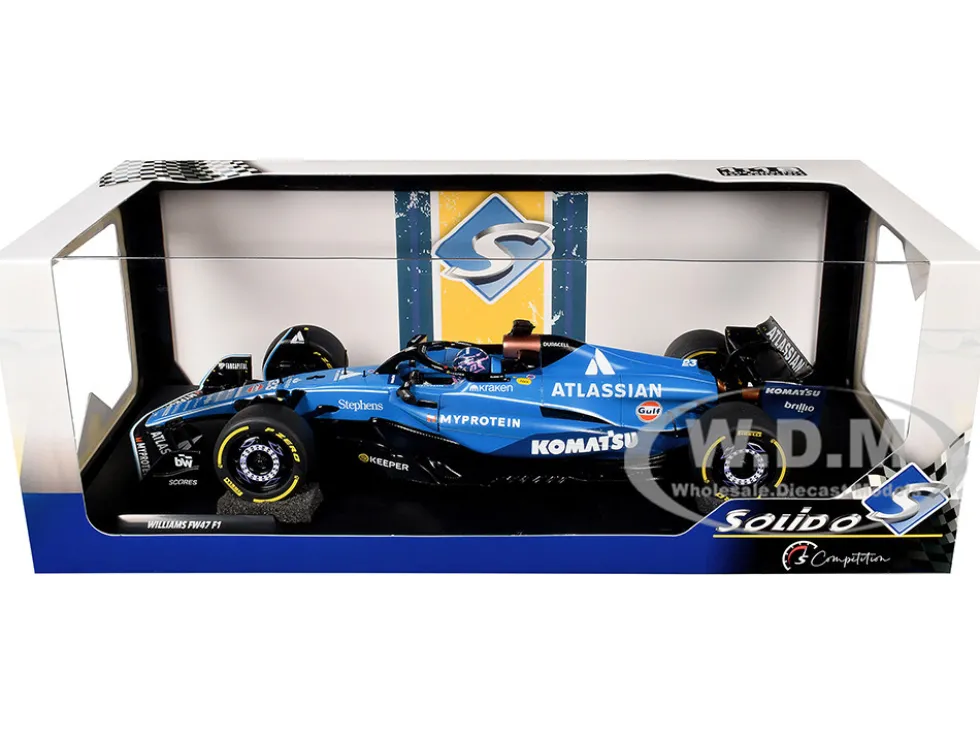 Williams FW47 #23 Alex Albon "Atlassian" Formula One F1 "Australian GP" (2025) "Competition" Series 1/18 Diecast Model Car by Solido