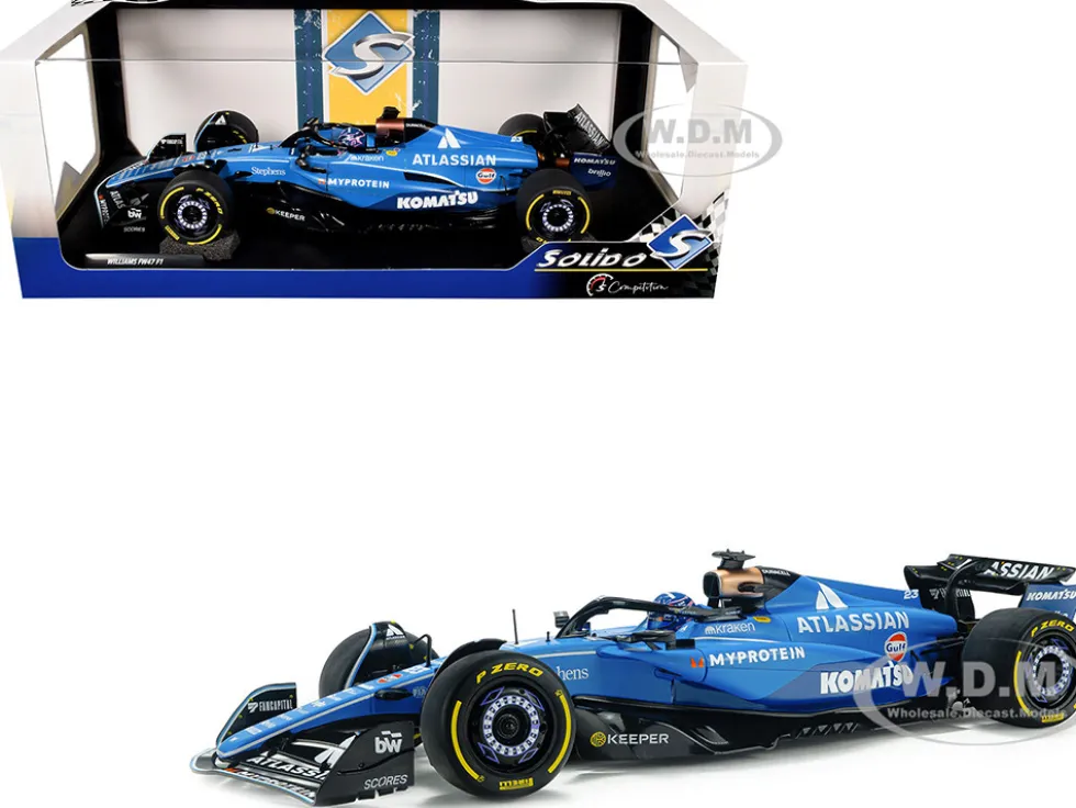 Williams FW47 #23 Alex Albon "Atlassian" Formula One F1 "Australian GP" (2025) "Competition" Series 1/18 Diecast Model Car by Solido