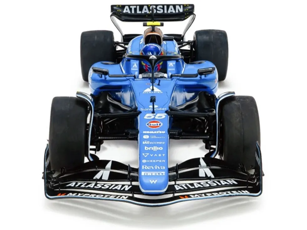 Williams FW47 #55 Carlos Sainz "Atlassian" Formula One F1 "Australian GP" (2025) "Competition" Series 1/18 Diecast Model Car by Solido