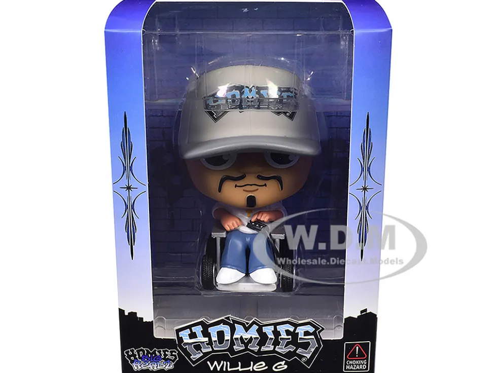 Willie G 4.5" Figure "Homies Big Headz" Series 5 Model by Homies