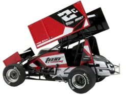 Winged Sprint Car #2C Cole Macedo "Two C Racing" (2025) 1/18 Diecast Model Car by ACME