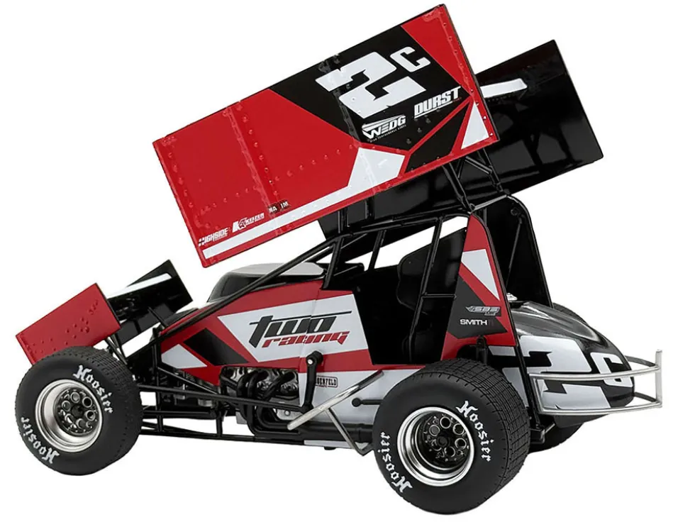 Winged Sprint Car #2C Cole Macedo "Two C Racing" (2025) 1/18 Diecast Model Car by ACME