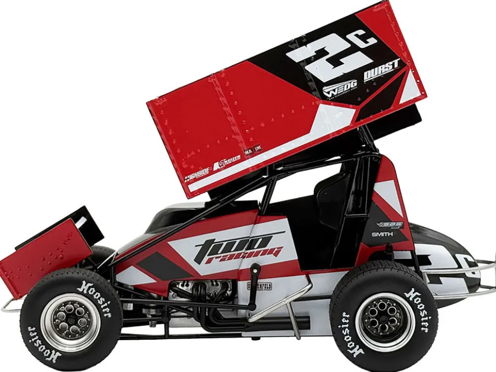 Winged Sprint Car #2C Cole Macedo "Two C Racing" (2025) 1/18 Diecast Model Car by ACME