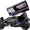 Winged Sprint Car #48 Danny Dietrich "Weikert's Livestock - Speedway Cars" Gary Kauffman Racing (2025) 1/18 Diecast Model Car by ACME