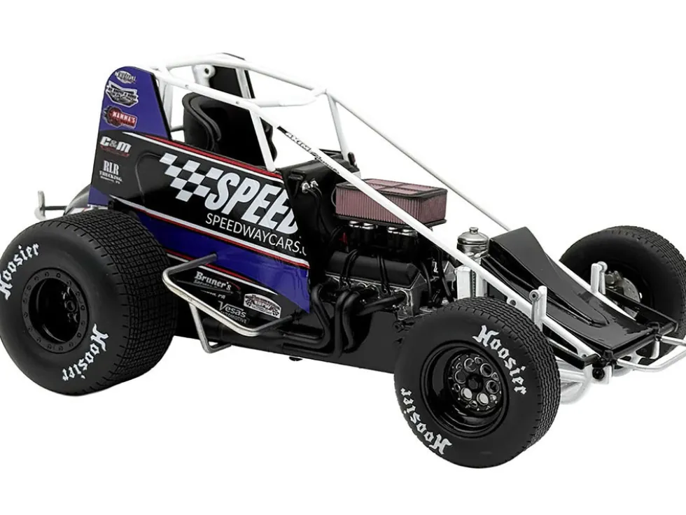 Winged Sprint Car #48 Danny Dietrich "Weikert's Livestock - Speedway Cars" Gary Kauffman Racing (2025) 1/18 Diecast Model Car by ACME