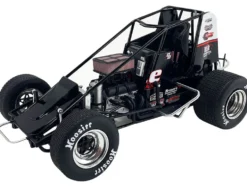 Winged Sprint Car #48 Danny Dietrich "Weikert's Livestock Inc." Gary Kauffman Racing (2024) 1/18 Diecast Model Car by ACME
